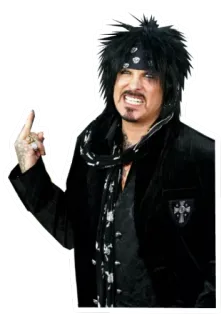 🤞 doigt d'honneur, geste obscène, homme, portrait, rockstar telegram sticker