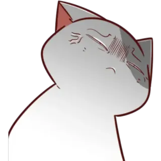 😡 mèo, anime, sticker, dễ thương, buồn, cảm xúc telegram sticker