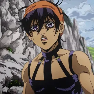 🍊 Narancia Ghirga JoJo's Bizarre Adventure 动漫, 漫画, JOJO, 纳兰迦, 基尔伽, 角色, 意大利 telegram sticker