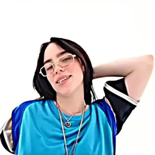 😁 Billie Eilish Music telegram sticker