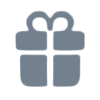 Fake Gift by @FuzyshBIO & @ffuzysh telegram emojis 🩶