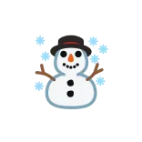 ☃️ snowman, winter, snow, holiday, christmas, cute telegram sticker