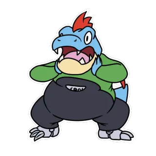Croc the Croconaw telegram stickers