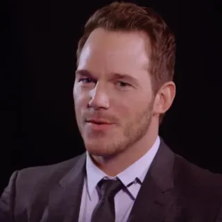 🐁 Chris Pratt aktor, selebriti, potret, pria, setelan telegram sticker