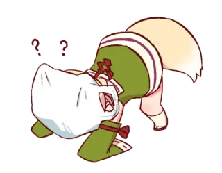 ❤️ Аниме, Кавайный, Милый, Животное, Мультфильм telegram sticker