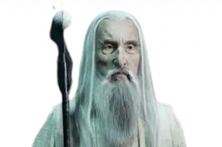 🙄 Saruman The Lord of the Rings fantasy, wizard, Saruman, Lord of the Rings, Gandalf telegram sticker