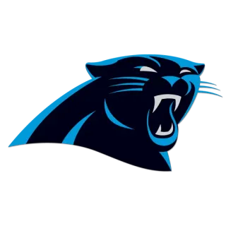 🏈 Пантера, Животное, Спортивная команда, Carolina Panthers, Логотип telegram sticker