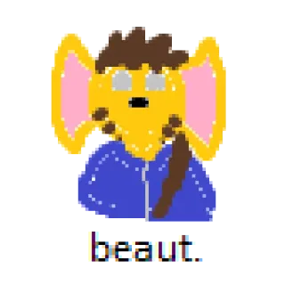 👌 beaut. arte, arte digital, adesivo, desenho animado, personagem telegram sticker