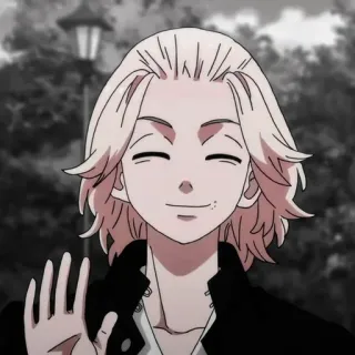 ✋ Manjiro Sano Tokyo Revengers Anime, Personaggio, Manjiro Sano, Tokyo Revengers telegram sticker