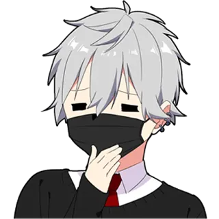 😏 อนิเมะ, มังงะ, ตัวละคร, ศิลปะ, สติกเกอร์, น่ารัก, เด็กผู้ชาย telegram sticker