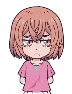 💫 Anime, Manga, Dessin animé, Fille, Personnage, Mignon, Chibi whatsapp sticker
