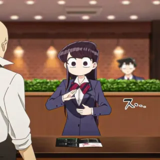 🖤 Komi Shouko Komi Can't Communicate ス... Anime, Komi, Comunicación, Manga, Escuela telegram sticker