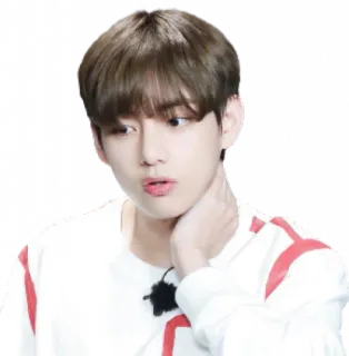 🙁 V kpop, bts, v, kim taehyung, singer telegram sticker