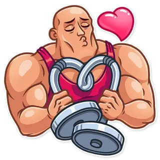 Bodybuilder telegram stickers