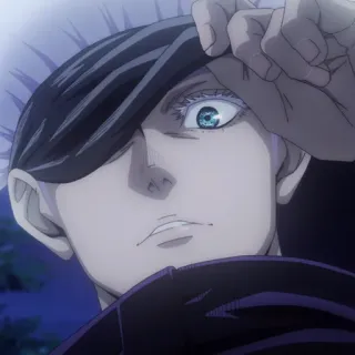 🤍 Satoru Gojo Jujutsu Kaisen anime, manga, sorcerer, gojo, jujutsu, character telegram sticker