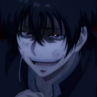 ♠️ anime, male, villain, smirk telegram sticker