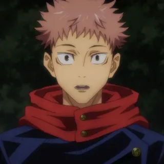 😯 Yuji Itadori Jujutsu Kaisen Аниме, Jujutsu Kaisen, Юдзи Итадори, Сёнэн, Манга, Проклятая энергия telegram sticker