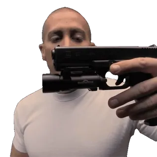 🔫 arma, arma de fuego, arma, pistola, Glock telegram sticker