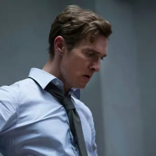 😞 man, shirt, tie, portrait, business, office telegram sticker