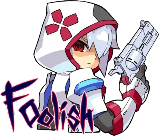 Azure Striker GUNVOLT :: @line_stickers telegram stickers
