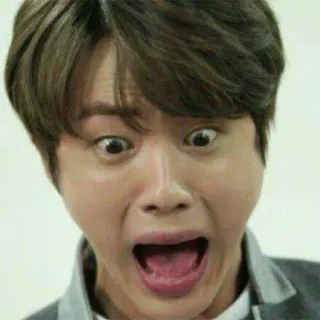 😡 choc, expression, effrayé, tête drôle, mème, asiatique, portrait telegram sticker