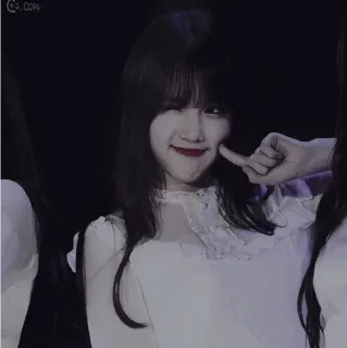 🌺 女人, 女孩, 肖像, 亚洲人, 微笑, 快乐, 可爱 whatsapp sticker