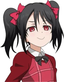 😏 Nico Yazawa Love Live! anime, girl, idol, cute, nico yazawa, love live telegram sticker