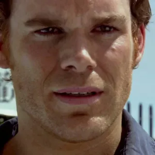 😟 Dexter Morgan Dexter asesino en serie, analista de sangre, vigilante, crimen, serie de TV telegram sticker