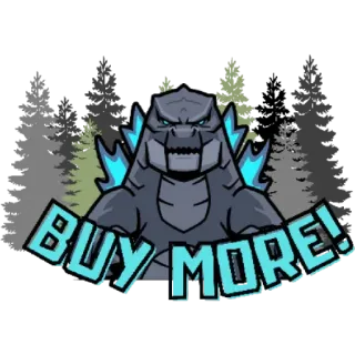 Godzilla Coin whatsapp stickers