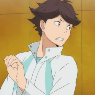 💗 Tooru Oikawa Haikyuu!! Anime, Haikyuu, Oikawa, Tooru Oikawa, Pallavolo telegram sticker