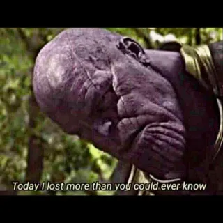Thanos  by @Thanos_memes telegram stickers