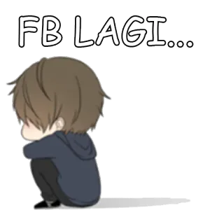 😭 FB LAGI... telegram sticker