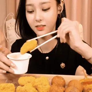 😋 Essen, Essen, Mukbang, Essstäbchen, appetitlich telegram sticker