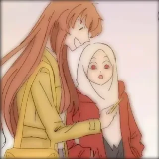 🤸‍♀ Anime, Cartoon, Personages, Illustratie, Vriendschap telegram sticker