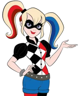 💁‍♀ Harley Quinn Harley Quinn, DC Comics, supervillain, comic book character, cartoon telegram sticker