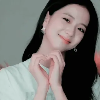 🍡 Jisoo kpop, นักร้อง, ผู้หญิง, ดารา, เด็กผู้หญิง, หัวใจ, เอเชีย telegram sticker