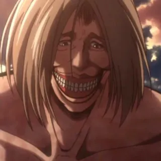 🤐 Attack on Titan Anime, Titan, Monster, Attack on Titan, Gruselig, Kreatur telegram sticker