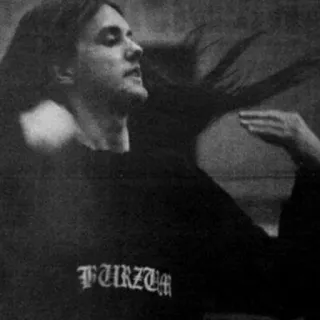➖ Burzum black metal, band, music, Varg Vikernes, Burzum telegram sticker