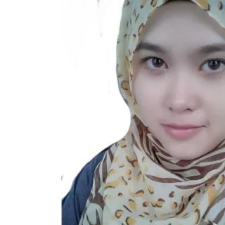 😅 donna, hijab, ritratto, musulmana, foulard, moda, stile whatsapp sticker