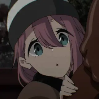 🐝 Nadeshiko Kagamihara Laid-Back Camp Anime, Mädchen, Süß, Cartoon, Charakter, Laid-Back Camp telegram sticker