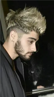 👀 Zayn Malik person, celebrity, male, singer, hairstyle, beard telegram sticker