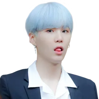 😛 Suga Suga, K-Pop, BTS, Muzyk, Idol, Piosenkarz telegram sticker