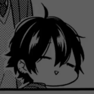 🪡 Anime, Manga, Chibi, Kartun, Ilustrasi, Karakter, Mengantuk, Lucu telegram sticker