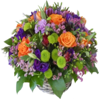 🌺 flower, floral, bouquet, arrangement, roses, spring, nature telegram sticker