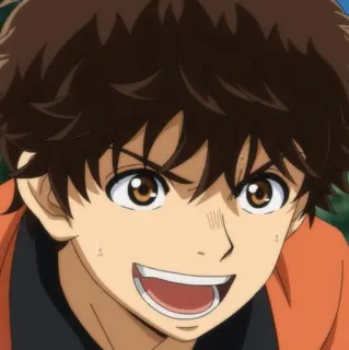 🙂 アニメ, キャラクター, ポートレイト, 少年 whatsapp sticker