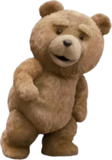 😏 Ted ursinho de pelúcia, filme, comédia, bicho de pelúcia telegram sticker