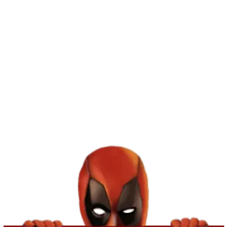 🙈 Deadpool Deadpool, Marvel, superhéroe, personaje de cómic, antihéroe, pegatina telegram sticker