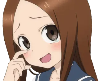😂 Anime, Menina, Chorando, Lágrimas, Triste telegram sticker