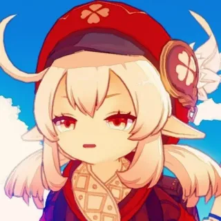 🤠 Klee Genshin Impact Anime, Videogioco, Kawaii, Klee, Genshin Impact, Carino telegram sticker