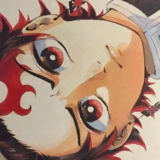 🍃 Tanjiro Kamado Demon Slayer Anime, Demon Slayer, Tanjiro, Manga, Dibujos animados, Personaje whatsapp sticker